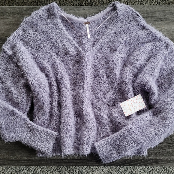 Free People Icing V Pullover Sweater - Picture 3 of 11